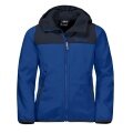 Jack Wolfskin Softshelljacke Fourwinds (wind-& wasserabweisend) dunkelblau Kinder