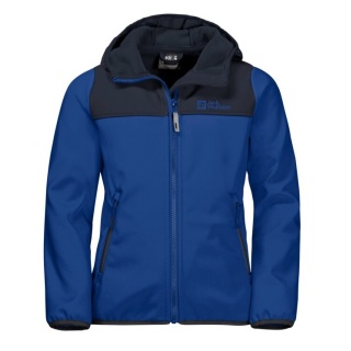 Jack Wolfskin Softshelljacke Fourwinds (wind-& wasserabweisend) dunkelblau Kinder