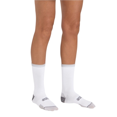 Jack Wolfskin Tagessocke Prelight CL Crew (Merinowolle-Mischung, atmungsaktiv) weiss - 1 Paar