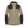 Jack Wolfskin Wanderjacke-/Regenjacke Jasper 2-Lagen (Wetterschutzjacke, wasserdicht, winddicht) beige/schwarz Herren