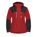 Jack Wolfskin Wanderjacke-/Regenjacke Jasper 2-Lagen (Wetterschutzjacke, wasserdicht, winddicht) rot/schwarz Herren