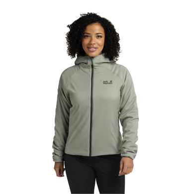 Jack Wolfskin Wanderjacke Prelight Insulated (winddicht, warm) mintgrün Damen