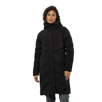 Jack Wolfskin Wintermantel Marienplatz Coat (winddicht, sehr wasserabweisend) schwarz Damen
