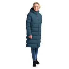 Jack Wolfskin Winter-Daunenmantel Frozen Palace Coat 2025 (winddicht, wasserabweisend) blau Damen