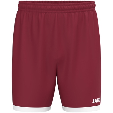 JAKO Sporthose Short One (100% Polyester) bordeauxrot Kinder