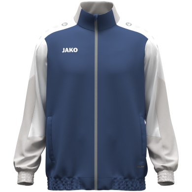 JAKO Trainingsjacke (Webjacke) Dynamic - Stretch-Micro-Twill - nachtblau/weiss/hellgrau Herren