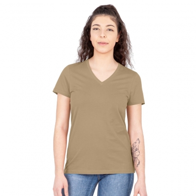 JAKO Freizeit-Shirt Organic (Bio-Baumwolle) sandbraun Damen