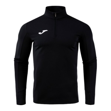 Joma Lauf-Langarmshirt Combi Pro (Sweatshirt, Half-Zip) schwarz Herren