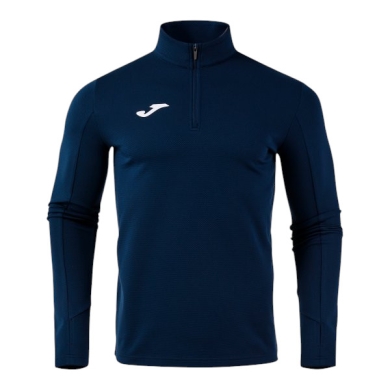 Joma Lauf-Langarmshirt Combi Pro (Sweatshirt, Half-Zip) navyblau Herren