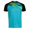 Joma Lauf-Shirt Elite X (optimale Bewegungsfreiheit, leicht) türkisblau/schwarz Herren