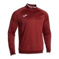 Joma Pullover Combi Premium Sweatshirt (Half-Zip, Stehkragen) weinrot Herren