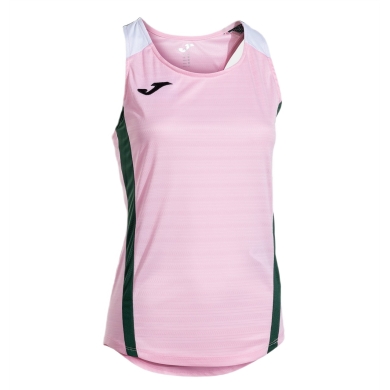 Joma Sport-Tank Top Montreal (100% Polyester) rosa/grün/weiss Damen