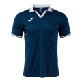 Joma Tennis-Polo Galaxy (100% rec. Polyester, leicht, atmungsaktiv) navyblau/weiss Herren