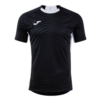 Joma Trainings-Tshirt Kick Pro (elastisches Material, leicht, atmungsaktiv) schwarz/weiss Herren