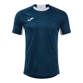 Joma Trainings-Tshirt Kick Pro (elastisches Material, leicht, atmungsaktiv) navyblau/weiss Herren