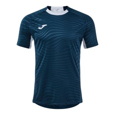 Joma Trainings-Tshirt Kick Pro (elastisches Material, leicht, atmungsaktiv) navyblau/weiss Herren