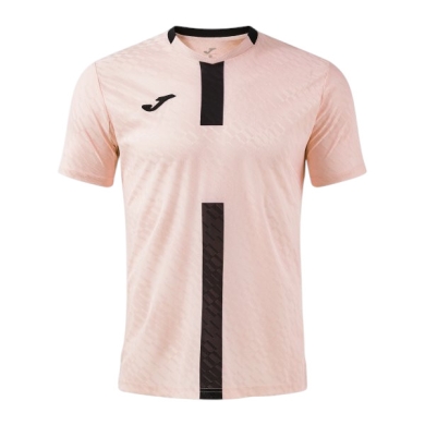 Joma Trainings-Tshirt Proteam III (V-Ausschnitt, leicht, atmungsaktiv) rosa/schwarz Herren