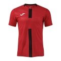 Joma Trainings-Tshirt Proteam III (V-Ausschnitt, leicht, atmungsaktiv) rot/schwarz Herren