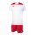 Joma Trainingsanzug (kurze Hose und kurzarm Shirt) Phoenix III Set rot/weiss Herren