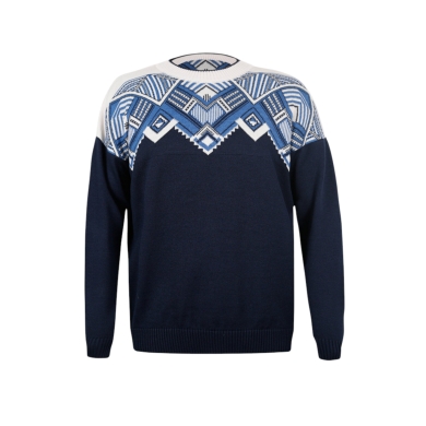 Kama Sweater Pullover 4068 (Merinowolle-Mischung) navyblau Herren