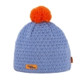 Kama Strickmütze (Bommel) K36 Merino Kamakadze - blau/rot - 1 Stück