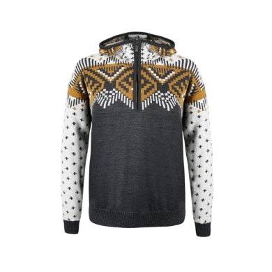 Kama Kapuzenpullover 5057 Kamakadze Half Zip (Merinowolle-Mischung) graphitgrau Damen