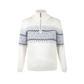 Kama Sweater Pullover 5058 Half Zip (Merinowolle) weiss Damen