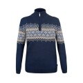 Kama Sweater Pullover 5058 Half Zip (Merinowolle) navyblau Damen