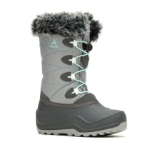 Kamik Winterstiefel Snowangel - Made in Canada, wasserdicht - charcoalgrau/mint Mädchen