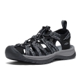 Keen Sandale Whisper (wasserdicht, Schnellschnürsystem, für leichte Wanderungen) grau/schwarz Damen
