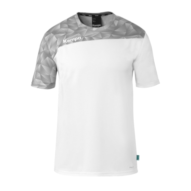 Kempa Sport-Tshirt Athletics 29 (100% Polyester) weiss/grau Herren