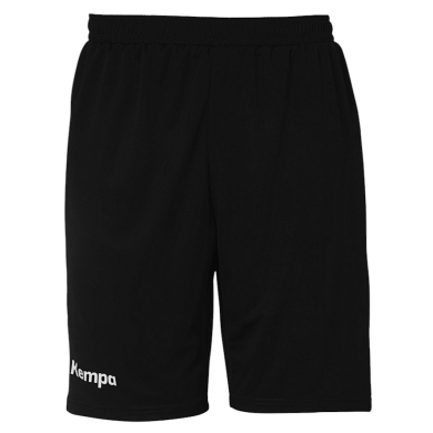 Kempa Sporthose Performance Short (elastischer Bund mit Kordelzug) kurz schwarz Herren
