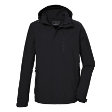 Killtec Übergangsjacke/Funktionsjacke KOS 52 mit Kapuze (wassericht, winddicht) schwarz Herren