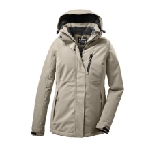 Killtec Winterjacke KOW 140 mit Kapuze (wasser- und winddicht) hell taupe Damen