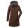 Killtec Wintermantel mit abzippbarer Kapuze (wasser- und winddicht, Parka) cappucino braun Damen
