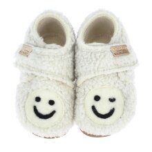 Living Kitzbühel Hausschuhe Babyklettschuh Smiley Kids weiss Kinder (27-30)