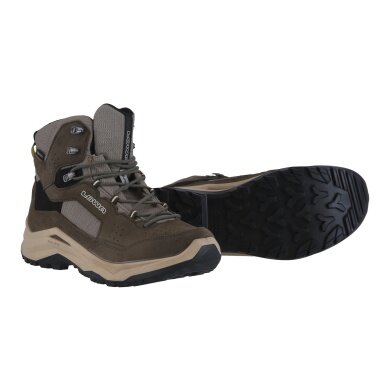 Lowa Wanderschuhe Ventierra GTX MID (Veloursleder/Textil, wasserdicht) olivegrün/bernsteingrün Herren