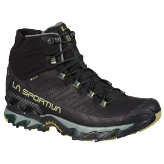 La Sportiva Wanderschuhe Ultra Raptor II Mid Leather GTX (Fast-Hiking, Nubukleder, wasserdicht) schwarz Herren