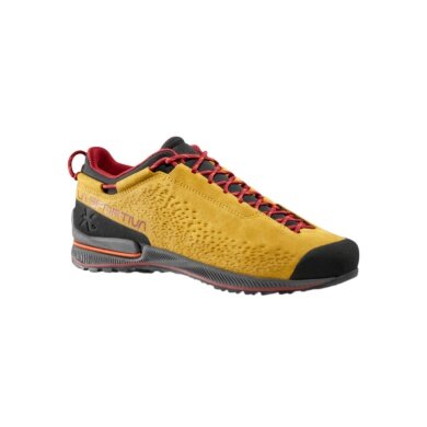 La Sportiva Wanderschuhe TX 2 Evo Leather (Zustieg, Veloursleder) savanagelb/sangria Herren