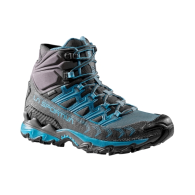 La Sportiva Wanderschuhe Ultra Raptor II Mid GTX (Fast-Hiking, wasserdicht) blau/grau Damen