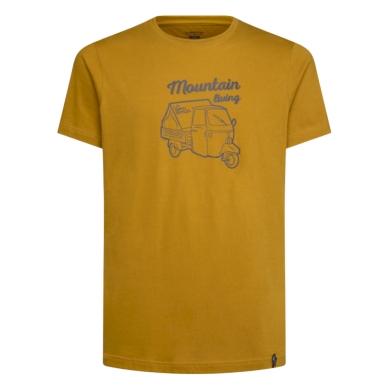 La Sportiva Wander-/Freizeit Tshirt Ape - Mountain Living - (Baumwolle) savanagelb Herren