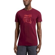 La Sportiva Wander-/Freizeit Tshirt Ape - Mountain Living - (Baumwolle) weinrot Herren