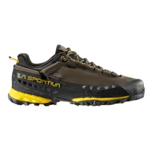 La Sportiva Wanderschuhe TX 5 Low GTX (Nubuckleder, Zustieg, wasserdicht) carbongrau/gelb Herren