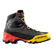 La Sportiva Wanderschuhe Aequilibrium LT GTX (Exkursions-Bergwandern, Nubukleder, wasserdicht) schwarz/rot/gelb Herren