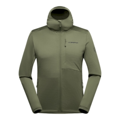 La Sportiva Fleecejacke Chill Thermal Hoody (mit Kapuze, atmungsaktiv) dunkelgrün Herren