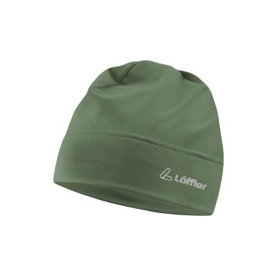 Löffler Mütze (Beanie) Tech-Stretch Fleece Hat - dunkelgrün