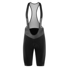 Löffler Fahrradhose Bib-Shorts Bike Basic (atmungsaktiv, schnelltrocknend, enganliegend) schwarz/grau Herren