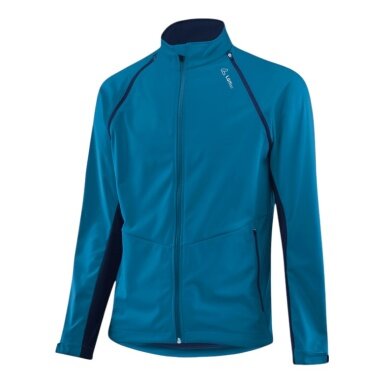 Löffler Softshelljacke Zip Off WS Light (winddicht, wasserabweisend) blau Herren