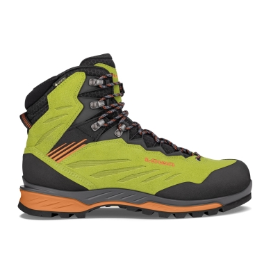 Lowa Wanderschuhe Cadin II Mid GTX (Zustieg, wasserdicht) limonegrün/flame Herren