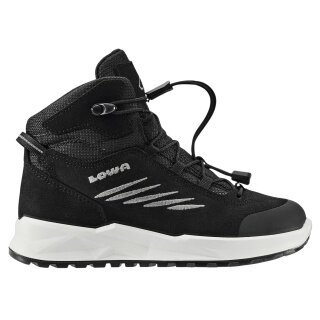 Lowa Winterschuhe Callisto Mid GTX (Textil/Synthetik, wasserdicht) schwarz/weiss Kleinkinder
